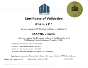 certificate SWR-1