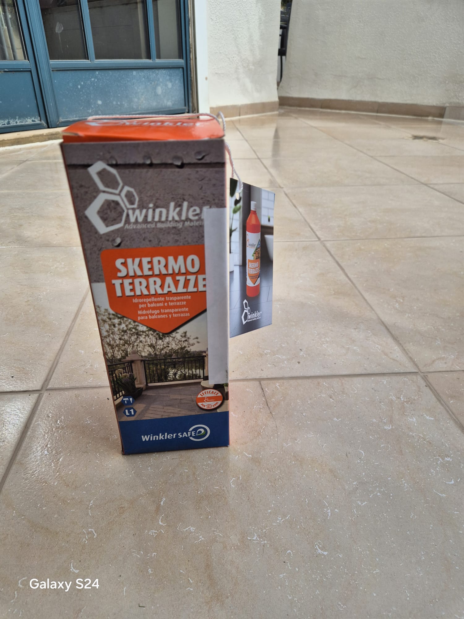 סקרמו טרצה לאיטום מרפסת מרוצפת, מקלחת מרוצפת